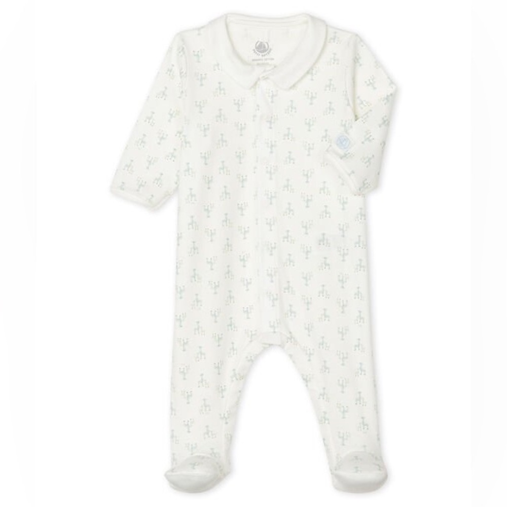 SOLD Petit Bateau Baby Boy Footed Pajamas 3M